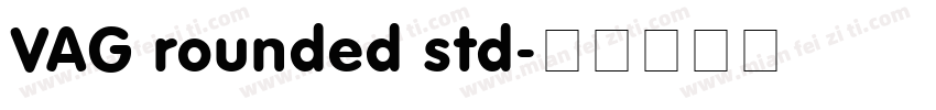 VAG rounded std字体转换